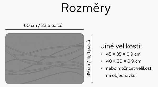 Křemelinová předložka do koupelny zelená 60x39