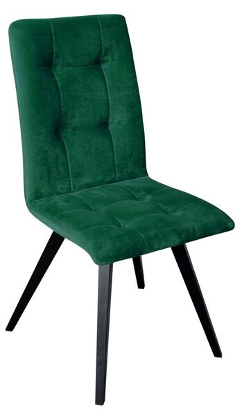 Moderní čalouněná židle JK33, Barva dřeva: černá, Potah: Magic Velvet 2257 5903211075308