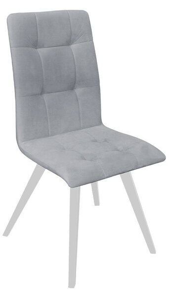 Moderní čalouněná židle JK33, Barva dřeva: černá, Potah: Magic Velvet 2257 5903211075308