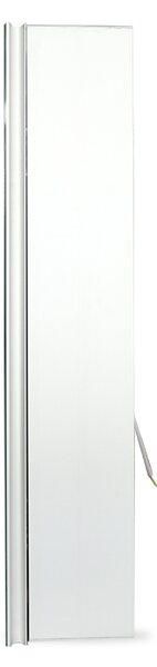 Koupelnová skříňka jednodvěřová se zrcadlem a LED osvětlením KS1
