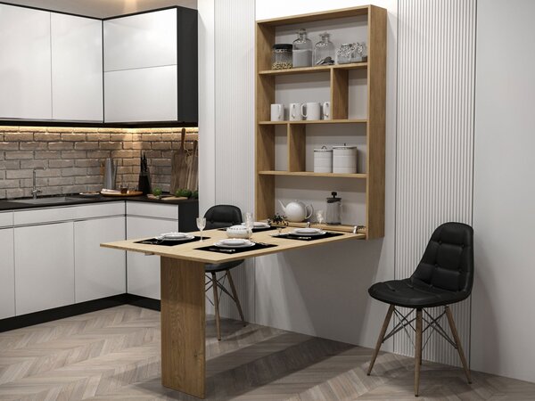 Moderní nástěnný stůl Eden, Barva: dub cremova 5903211474651