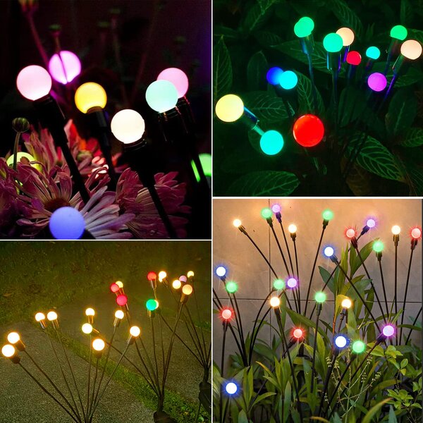 LEDSolar venkovní světlo Světluška multicolor 2 ks, bezdrátové, iPRO, 1W, multicolor barva