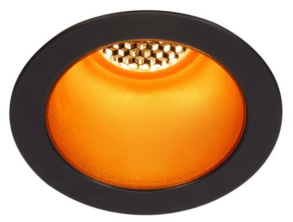 BIG WHITE SLV HORN MAGNA LED venkovní svítidlo k zabudování do stropu černá/zlatá, 3000K, 25° 1002594
