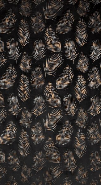 ZATEMŇOVACÍ ZÁVĚS NA KROUŽCÍCH GLORIA2 140X250 CM LISTY