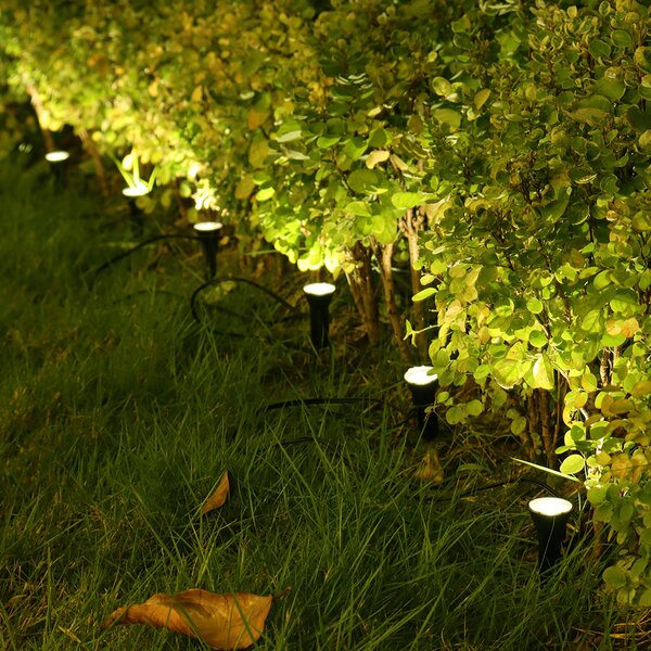 LEDsolar venkovní světlo na osvětlení cesty, 10 LED, bezdrátové, iPRO, 0,5W, teplá barva