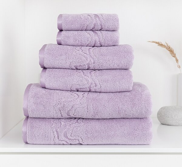 Ručník Lumina Violet Fialová světlá 100% bavlna 30/50