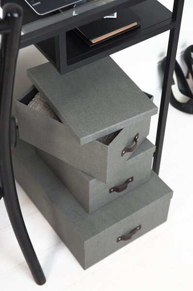 Úložné boxy s víkem v sadě 3 ks Inge – Bigso Box of Sweden