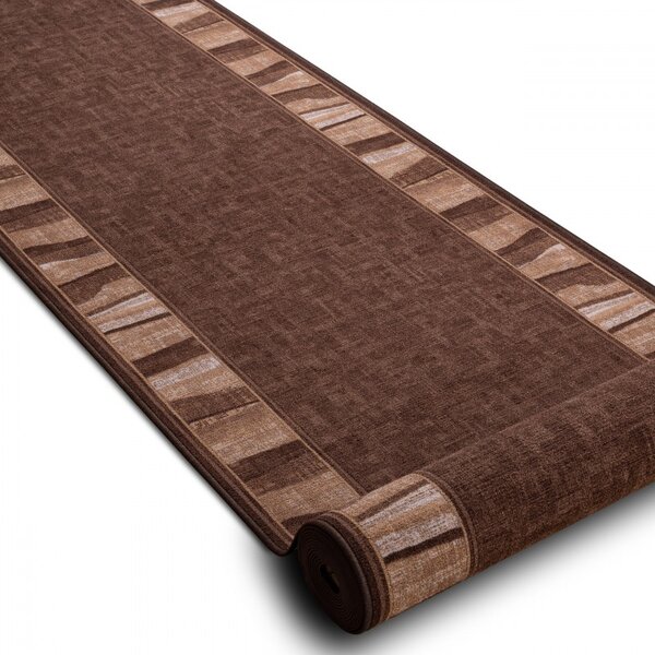 Associated Weavers Běhoun pogumovaný LINEA 44 hnědý Šíře: 67 cm