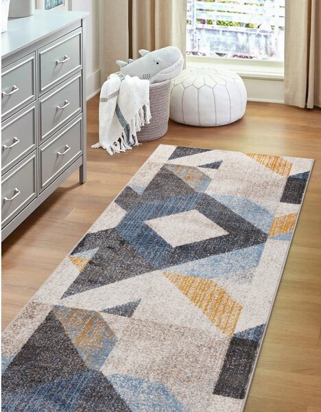 Světle šedý běhoun 67x200 cm Soft Halleby – FD