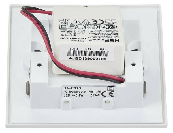 BIG WHITE SLV MOBALA Indoor, nástěnné vestavné LED svítidlo, 3000K, bílé 1002982