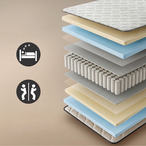 Ak furniture Jednolůžková postel Trento 120x200 se zvedacím roštem a matrací bílá