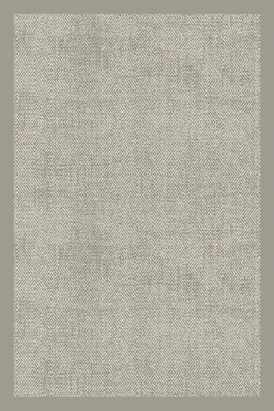 Kusový koberec vlněný Agnella Tempo Natural Edyl (binding) šedý Rozměr: 133x195 cm