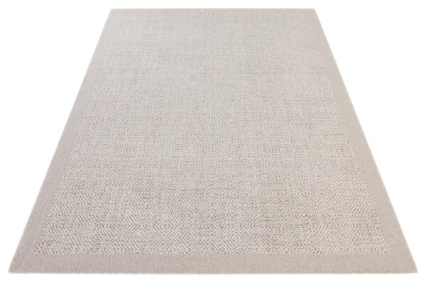 Kusový koberec vlněný Agnella Tempo Natural Edyl (binding) šedý Rozměr: 133x195 cm