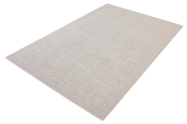 Kusový koberec vlněný Agnella Tempo Natural Edyl (binding) šedý Rozměr: 133x195 cm