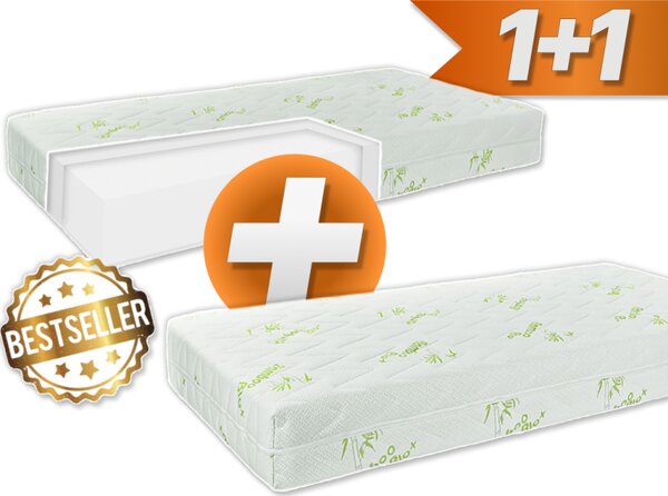 Matrace Comfort Bamboo 90 × 200 cm EMI 1 + 1 ZDARMA