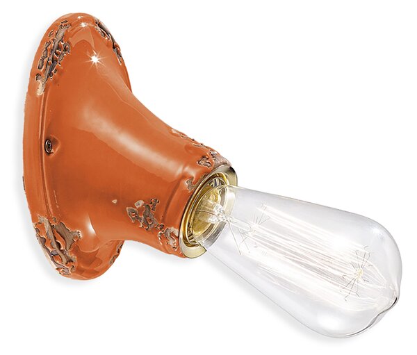 Ferroluce Nástěnné retro svítidlo VINTAGE, v. 14 cm, 1xE27 Barva: Černá