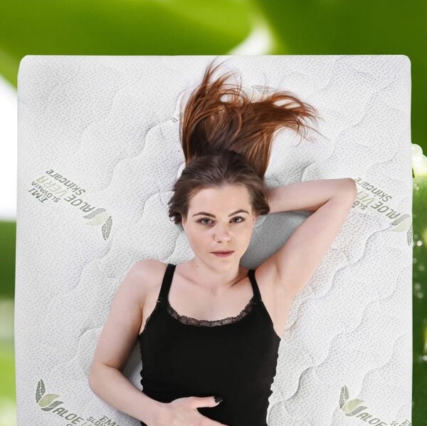 Matrace Comfort Aloe Vera 90 × 200 cm EMI 1 + 1 zdarma
