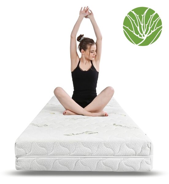 Matrace Comfort Aloe Vera 90 × 200 cm EMI 1 + 1 zdarma