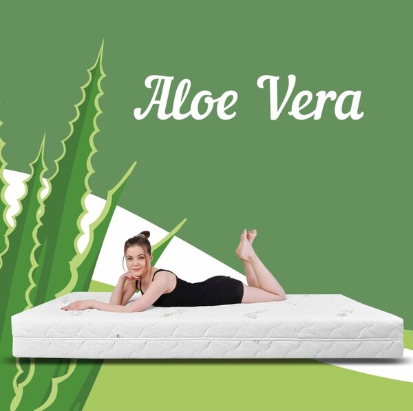 Matrace Comfort Aloe Vera 90 × 200 cm EMI 1 + 1 zdarma