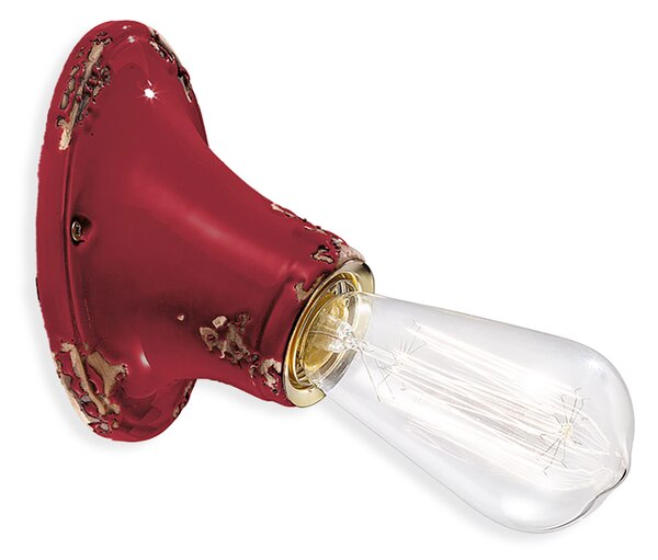Ferroluce Nástěnné retro svítidlo VINTAGE, v. 14 cm, 1xE27 Barva: Černá