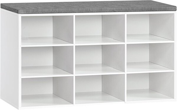 Botník Vasagle Endersen 80 cm bílý/šedý
