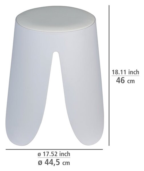 Bílá plastová stolička Comiso – Wenko