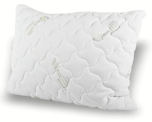 Prošívaný antialergický polštář 50×70 cm Aloe Vera EMI 1+1 ZDARMA