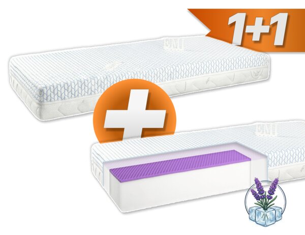 Matrace Elastofresh Comfort EMI 90 × 200 cm 1+1 ZDARMA