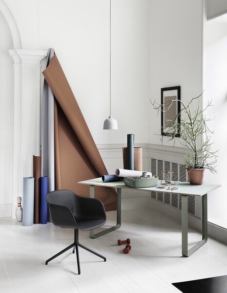 Muuto REETRA40A12 Úložný koš Restore nízký 31 x 40 cm pískový