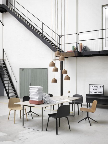 Muuto REETRA40A12 Úložný koš Restore nízký 31 x 40 cm pískový