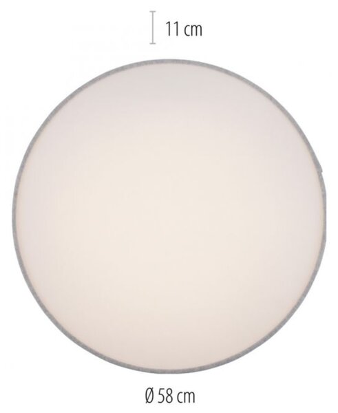 Paul Neuhaus Smart LED stropní svítidlo Q-Kiara ⌀ 58cm, 2700-5000K Barva: Bílá