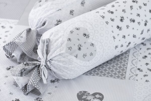 Krepové povlečení PATCHWORK DOVE - 140/200 + 70/90