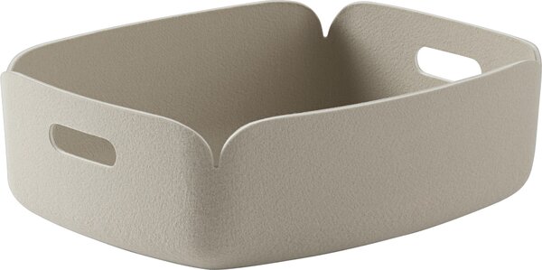 Muuto REETRA40A12 Úložný koš Restore nízký 31 x 40 cm pískový