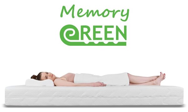 Matrace Memory Green EMI 90 × 200 cm 1+1 ZDARMA