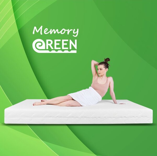 Matrace Memory Green EMI 90 × 200 cm 1+1 ZDARMA