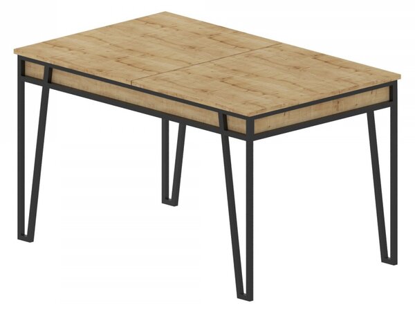 Hanah Home Jídelní rozkládací stůl Pal 132/170 cm dub přírodní