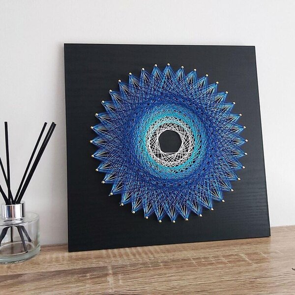4Leaders Kreativní sada String Art mandala 30×30 cm