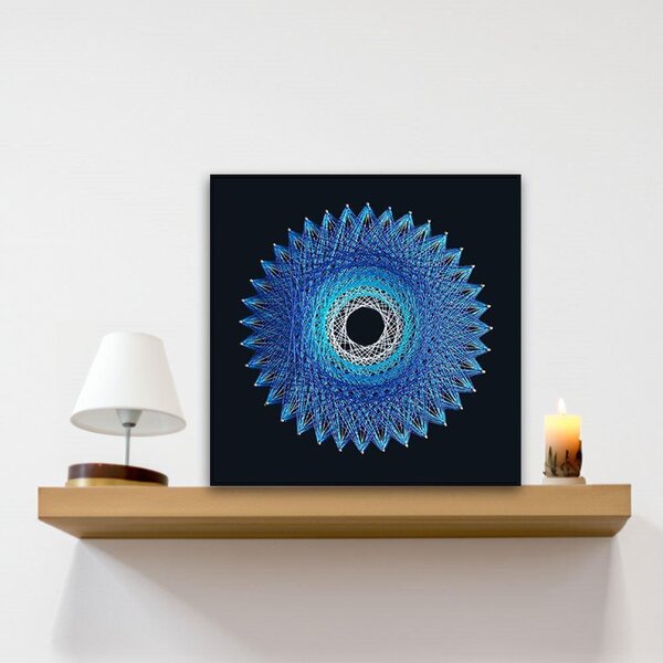 4Leaders Kreativní sada String Art mandala 30×30 cm
