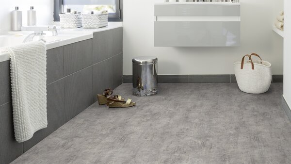 PVC Taralay Libertex - Gerflor Rough Light Grey 2225 - světlé šedé PVC 2 m