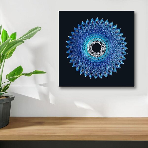 4Leaders Kreativní sada String Art mandala 30×30 cm