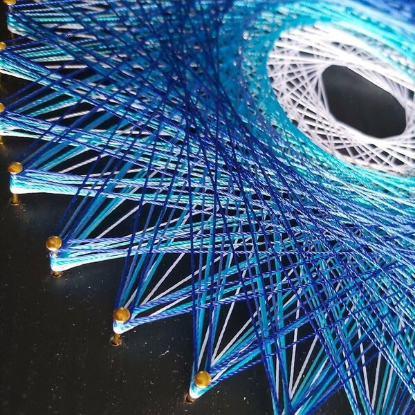 4Leaders Kreativní sada String Art mandala 30×30 cm