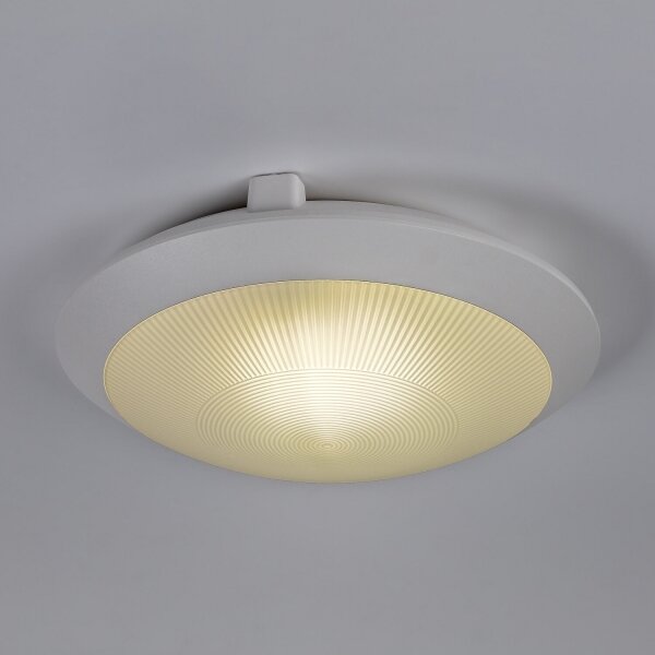 Rabalux 77236 - Ven stropní svítidlo WELRO 1xE27/9W/230V IP65 pr. 30 cm bílá