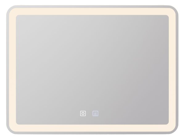 Blumfeldt Caledonian, LED koupelnové zrcadlo, IP44 LED-design, 3 teploty barev, 50 x 70 cm, stmívatelné, funkce proti zamlžování, dotykové tlačítko