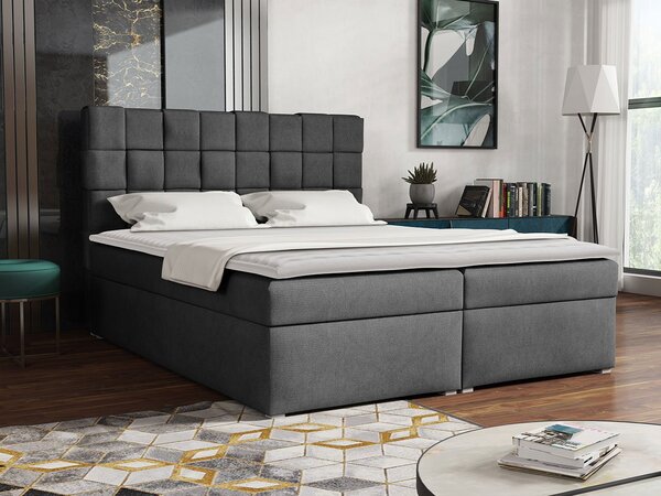 Kontinentální postel Kinec Box, Rozměr postele: 180 x 200 cm, Potah: Kronos 22 5903211051357