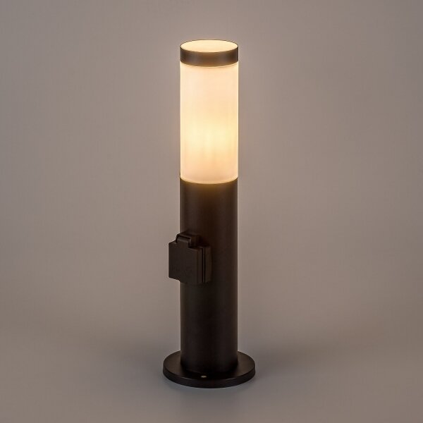 Rabalux 77194 - Venkovní lampa se zásuvkou BLACK TORCH 1xE27/25W/230V IP44