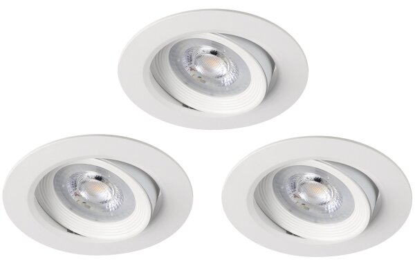 Eglo 31162-SADA 3x LED Stm. podhledové svítidlo SARTIANO LED/3,5W/230V IP23 bílá