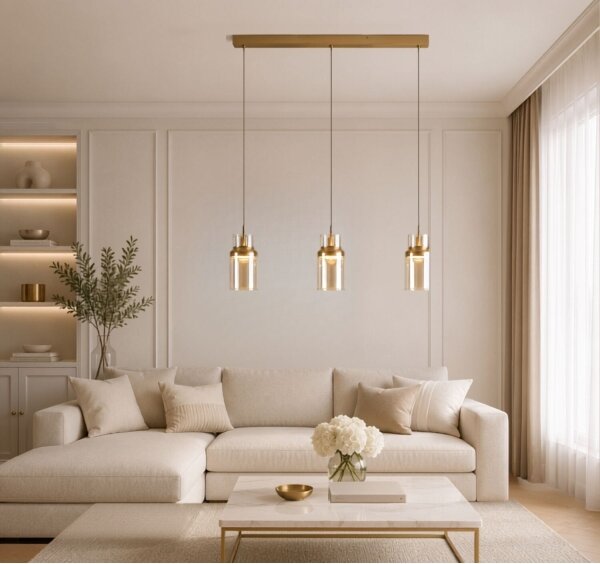 Rabalux 72036 - LED Lustr na lanku ZAYEN LED/27W/230V 3000K zlatá