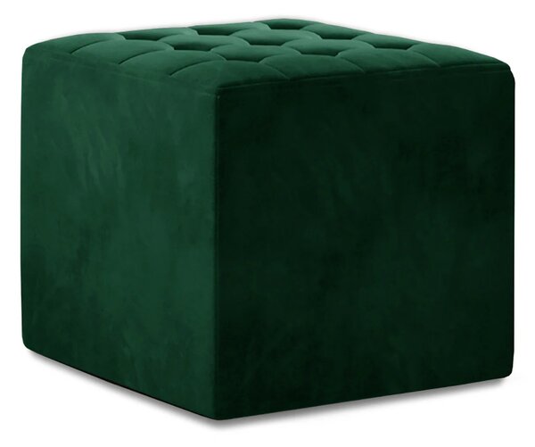 Taburet kostka DARIAN - zelený