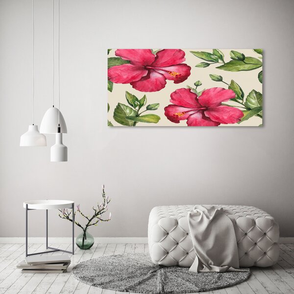 Foto obraz na plátně Růžový hibiskus oc-74431005
