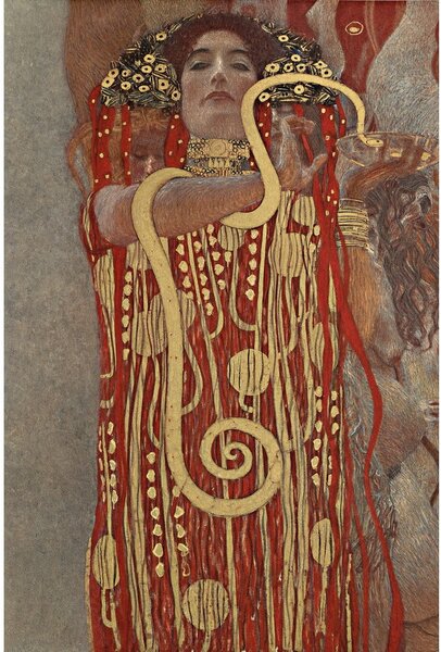 Obraz - reprodukce 40x60 cm Hygieia, Gustav Klimt – Fedkolor